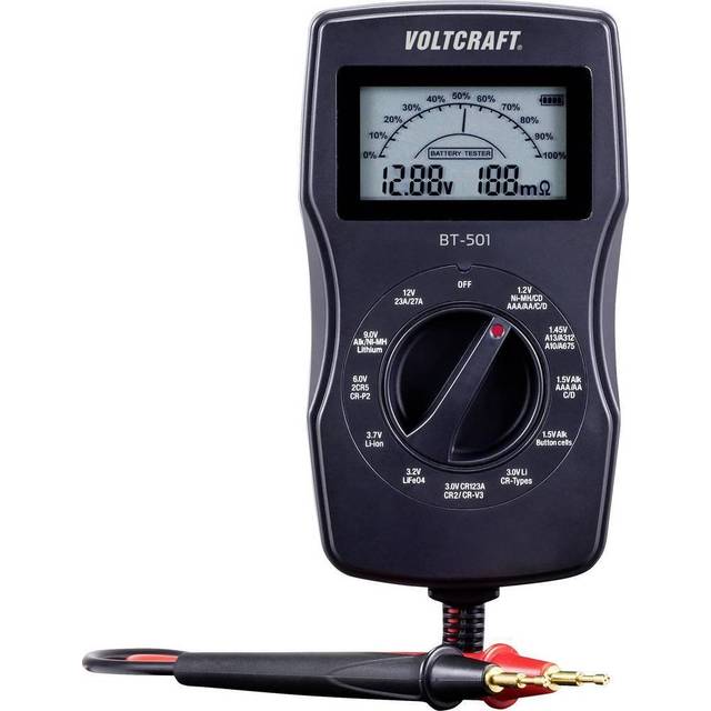 Billede af Voltcraft Batteritester BT-501 Måleområde batteritester 1,2 V, 1,5 V, 3 V, 6 V, 3