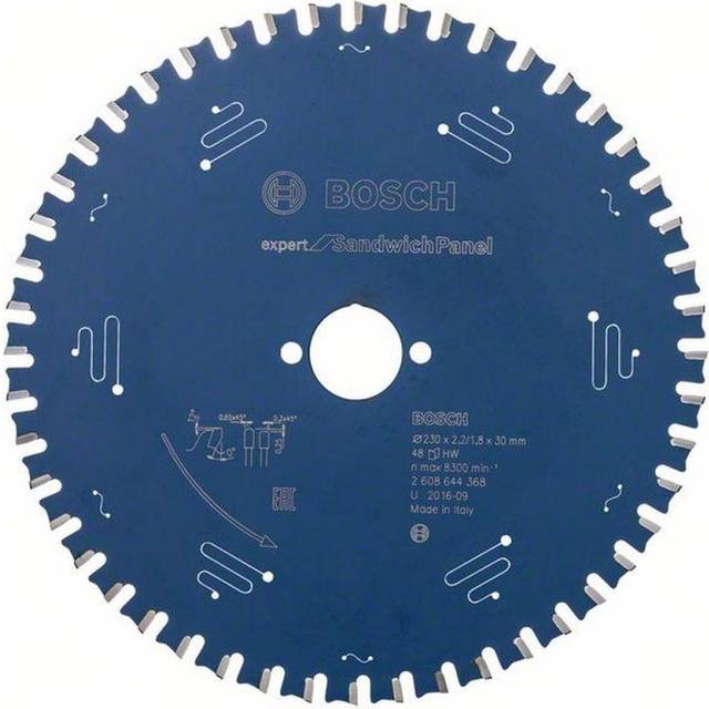 Billede af Bosch Rundsavsklinge 230x2,2x30mm 48t Exp Sandwich 2608644368